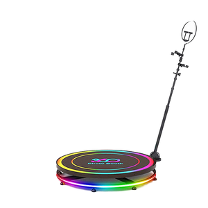 ضوء ذكي بزاوية دوران تلقائي ° RGB مع شاشة 68 للمناسبات والوسائط الاجتماعية متوافق مع محتوى الهواتف الذكية كاميرا iPad SLR - Product Image 2