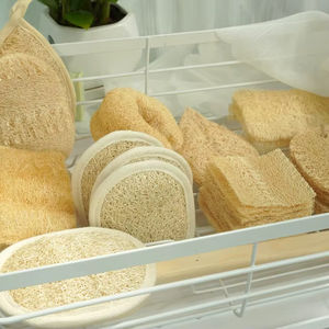 <b>Natural</b> Organic Loofah Kitchen <b>Sponge</b> Soft Exfoliating Scouring Pad for Home Use Loofah Soft Organic <b>Sponge</b> - Product Image 2