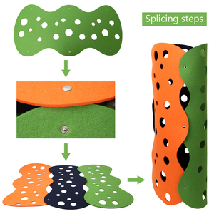 ZMaker Bán Buôn Tùy Chỉnh Màu Sắc Tương Tác Mèo Đồ Chơi Chơi 5 Mét Dày Cảm Thấy DIY Cat <span class=keywords><strong>Tunnel</strong></span> - Product Image 2