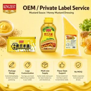 Sauce <span class=keywords><strong>Moutarde</strong></span> 30g Sachet 280g Bouteille 1kg Sachet en Vrac <span class=keywords><strong>Moutarde</strong></span> au Miel Fournisseur en Gros pour la Restauration - Product Image 5