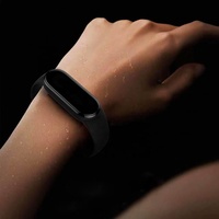 Bracelet de montre en caoutchouc de Silicone de Sport de luxe avec pour Xiaomi 6 5 4 3 2 1 Mi Band 6 accessoire de montre intelligente