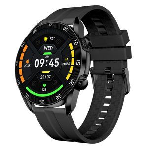 Montre connectée sportive <span class=keywords><strong>Am07</strong></span>, écran rond AMOLED de 1,43 pouce, appels, fréquence cardiaque, pression artérielle, oxygène, suivi du sommeil, montre intelligente - Product Image 1