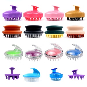 Cepillo de Masaje para el Cabello de Paja de Trigo con Logotipo Personalizado, Cepillo para el Cuidado del Cuero Cabelludo con Silicona Suave - Product Image 3