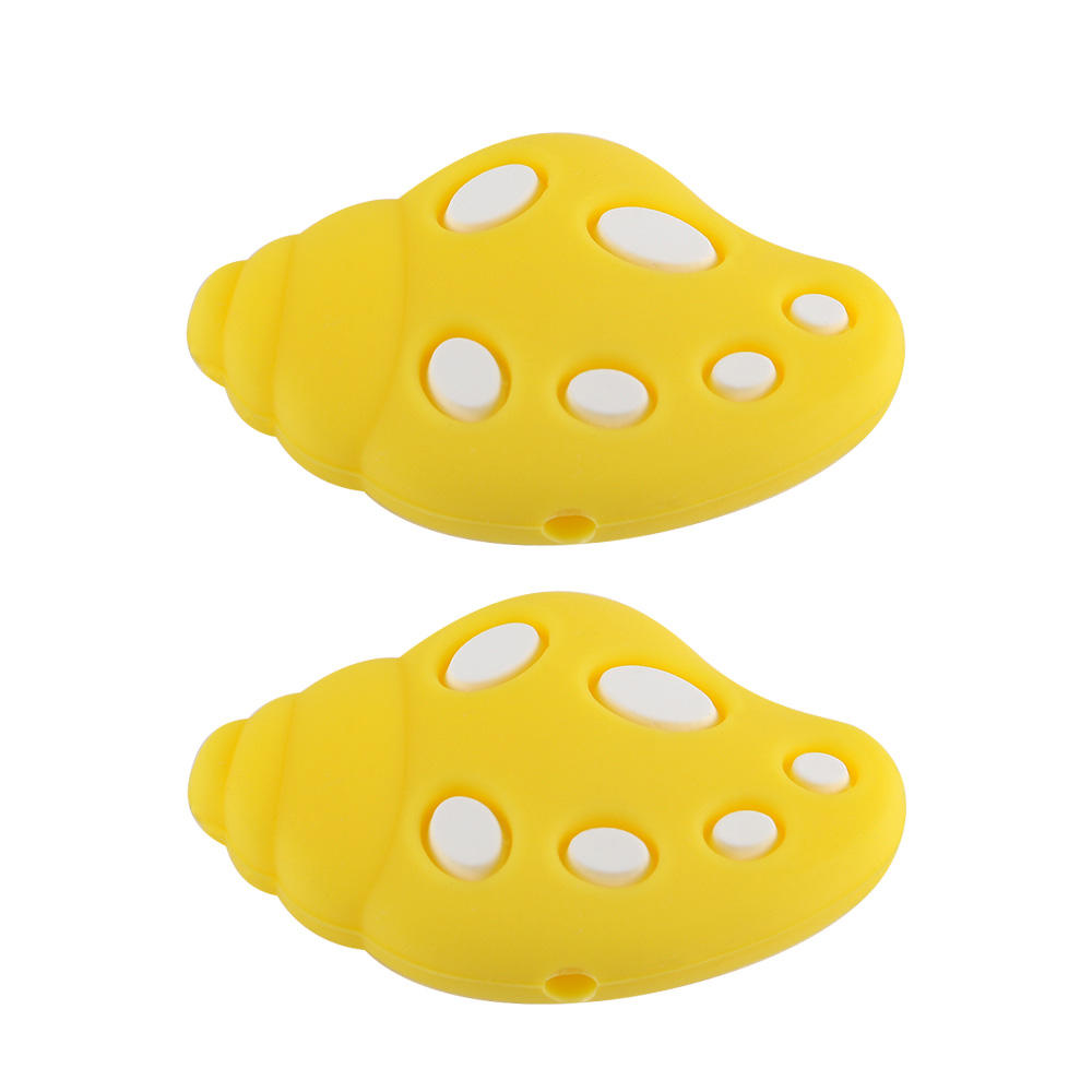 ลูกปัดโฟกัสหอย SA111สีเหลือง