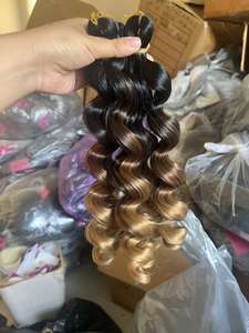 Extensiones <span class=keywords><strong>de</strong></span> cabello <span class=keywords><strong>de</strong></span> ganchillo <span class=keywords><strong>de</strong></span> rizo suelto largo, <span class=keywords><strong>trenzas</strong></span> <span class=keywords><strong>de</strong></span> agua <span class=keywords><strong>de</strong></span> onda profunda, cabello sintético bohemio, <span class=keywords><strong>trenzas</strong></span> bohemias para estilo bohemio, aspecto Hippie - Product Image 3