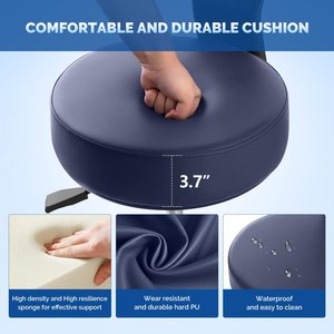 Silla dental de hospital para asistente de médico y enfermera, función de elevación y giro, equipo médico oral para uso clínico - Product Image 4