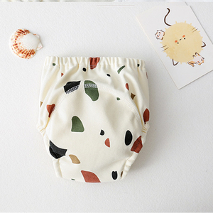 Couvre-<span class=keywords><strong>couche</strong></span> <span class=keywords><strong>lavable</strong></span> réutilisable en tissu, culotte d'apprentissage <span class=keywords><strong>lavable</strong></span> pour bébé - Product Image 4