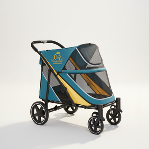 <span class=keywords><strong>Poussette</strong></span> <span class=keywords><strong>pour</strong></span> animaux de compagnie EUR PET Ultimate Convenience, pliage à une main, roues à libération rapide, accès avant et arrière, coussin lavable, <span class=keywords><strong>poussette</strong></span> <span class=keywords><strong>pour</strong></span> chien et <span class=keywords><strong>chat</strong></span> - Product Image 1