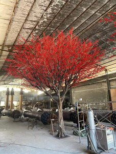 Arbre artificiel Delonix Regia sur mesure, grand arbre à fleurs flamboyantes pour la décoration <span class=keywords><strong>de</strong></span> paysages extérieurs et <span class=keywords><strong>de</strong></span> jardins - Product Image 1