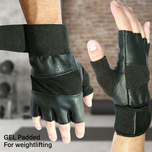 Vente en gros d'haltérophilie avec support de poignet Gants de fitness personnalisés Gants de fitness pour entraînement de gymnastique Gants de fitness pour hommes et femmes - Product Image 1