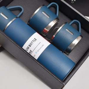 Juego de Regalo de Termo de Acero Inoxidable Personalizado con 2 Tazas, Botella de Agua Aislada de 500 ml, Caja de Regalo para Regalos Empresariales - Product Image 2