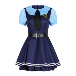<span class=keywords><strong>Costume</strong></span> da Judy Hopps, Abito da Coniglietta per Bambine, Travestimento per Halloween, Feste in Maschera e Giochi <span class=keywords><strong>di</strong></span> Ruolo - Product Image 2