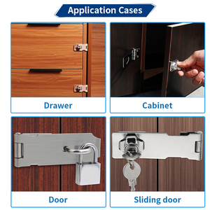 5 inch cửa ổ khóa Hasp nhiệm vụ nặng nề cố định Hasp STAPLE J701 - Product Image 4