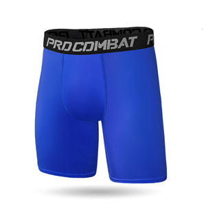 Pantaloncini da Fitness con Logo personalizzato taglia uss da ginnastica ad asciugatura rapida da ginnastica per Bodybuilding collant da allenamento a Base di pantaloncini a compressione da <span class=keywords><strong>uomo</strong></span> - Product Image 4