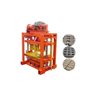 Máquina de fabricación de ladrillos con agujeros de agujeros/máquina de fabricación de bloques manual/máquina de fabricación de ladrillos de prensa manual