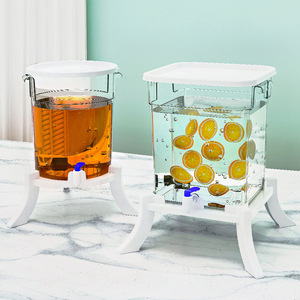 Carafe à eau pour réfrigérateur avec robinet, pichet domestique pour thé aux fruits/boissons, pichet à jus, pichet à eau grande capacité pour - Product Image 1