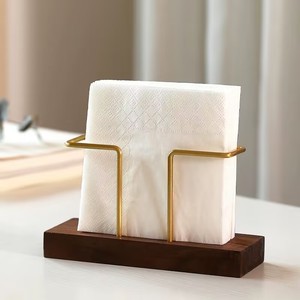 Support de rangement de bureau en bois de noyer, porte-mouchoirs, durable, pour utilisation sur table de café - Product Image 1