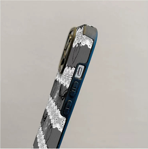 Étui de téléphone portable en cuir artificiel TPU avec impression de cœur d'amour et de papillon en dentelle pour <span class=keywords><strong>iPhone</strong></span> X Xr 11 <span class=keywords><strong>12</strong></span> 13 14 15 16 17 18 Pro Max - Product Image 5