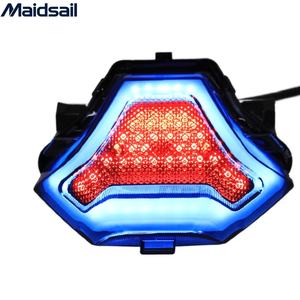 Feux arrière de <span class=keywords><strong>moto</strong></span> compatibles avec Yamaha Y15R25 R3 MT03 MT07, feux de freinage LED modifiés - Product Image 1