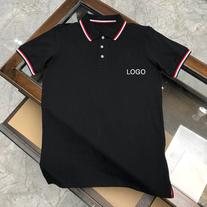 Camicia Monc 2025 di alta qualità in cotone oversize da uomo a manica corta t-Shirt da uomo - Product Image 1