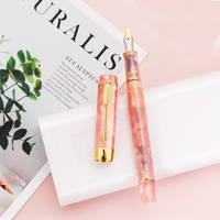 Stylo plume de luxe Y622, nouvelle arrivée, en platine et or, avec clip en forme de flèche, pointes fines, en métal, pour la calligraphie et l'écriture