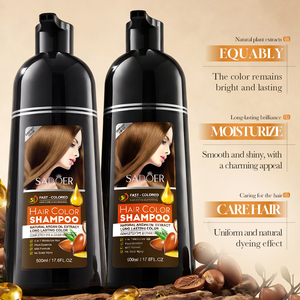 Tinta per <span class=keywords><strong>Capelli</strong></span> Permanente 4-in-1 Nutriente con Olio di Argan, Lunga Durata, Colori Nero/Caffè/Castano, OEM - Product Image 2