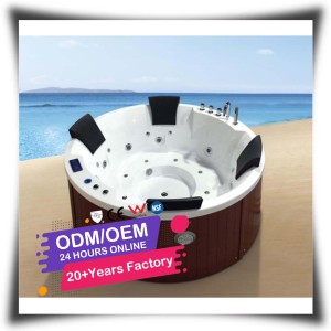 Baiyao <span class=keywords><strong>precio</strong></span> de fábrica al aire libre baño Spa bañeras con 3-4 personas <span class=keywords><strong>Yacuzzi</strong></span> moderno diseño redondo tubo caliente Spa piscina - Product Image 1