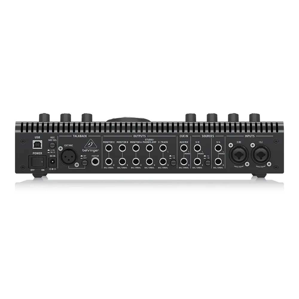 Behringer phòng thu XL Màn hình điều khiển với USB giao diện âm thanh & Midas mic tiền khuếch đại phòng thu PA Hệ thống thiết bị âm nhạc