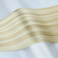 Extensiones de Cabello Ruso Remy de Doble Cara al por Mayor, Extensiones de Cabello Humano Teñido con Trama Invisible de Doble Cara