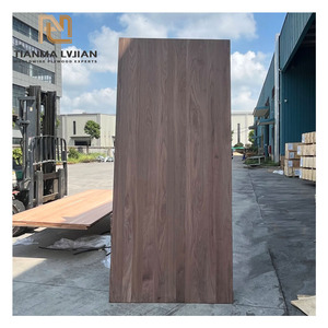 <span class=keywords><strong>Planche</strong></span> en <span class=keywords><strong>bois</strong></span> de <span class=keywords><strong>noyer</strong></span> noir massif à trois couches de conception moderne résistante à la corrosion pour les meubles de bureau haut de gamme - Product Image 2