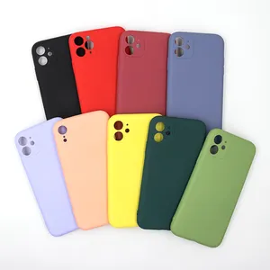 Bán buôn mới sang trọng Silicone điện thoại di động Trường hợp vỏ cho Iphone 12 13 Silicon TPU trường hợp mềm TPU Shell cho Iphone 15 Pro trường hợp