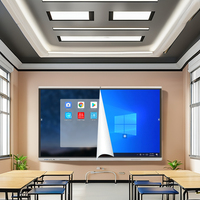 HDFocus OEM 65 Inch Interactive Flat Panel Multi-Touch Screen Digital Whiteboard Smart Board untuk Pendidikan
