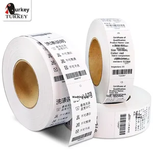 Rouleau de papier d'impression pour étiquettes suspendues vierges, angle droit, coins arrondis, certificat de vêtements, carte, papier couché 250g - Product Image 1