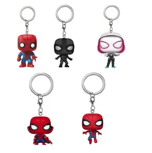 Llavero Spiderman Zombire Hunter figura de acción lejos de casa Peter Parker Mysterio llavero juguetes 4cm