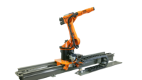 Bras Robot 6 Axes KUKA KR 70 R2100 PA Robot Industriel Avec Unité De Rail Linéaire pour CNC Laser Découpe Palettisation Manutention Soudage