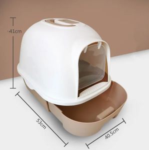 Hersteller Großhandel Haustier produkte Katze Katzen toilette mit Schaufel und Rost Haustier reinigung Katze gehen zur Toilette - Product Image 6