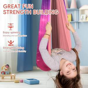 Hamaca de Yoga Cómoda y Transpirable, Columpio Terapéutico Elástico, Columpio Sensorial Colgante para Interiores, para Niños - Product Image 2