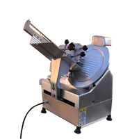 Nouvelle trancheuse à viande congelée électrique automatique de 30 cm, usage commercial intensif, lame en acier inoxydable, épaisseur réglable, haute performance