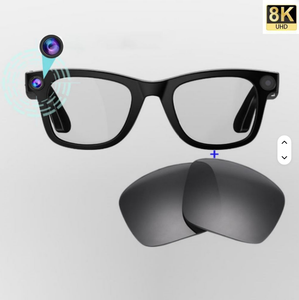 Gafas inteligentes AI con Chat GPT 800W Cámara HD Conexión inteligente Reproducción de música Llamadas manos libres Gafas Protección de luz azul UV - Product Image 2