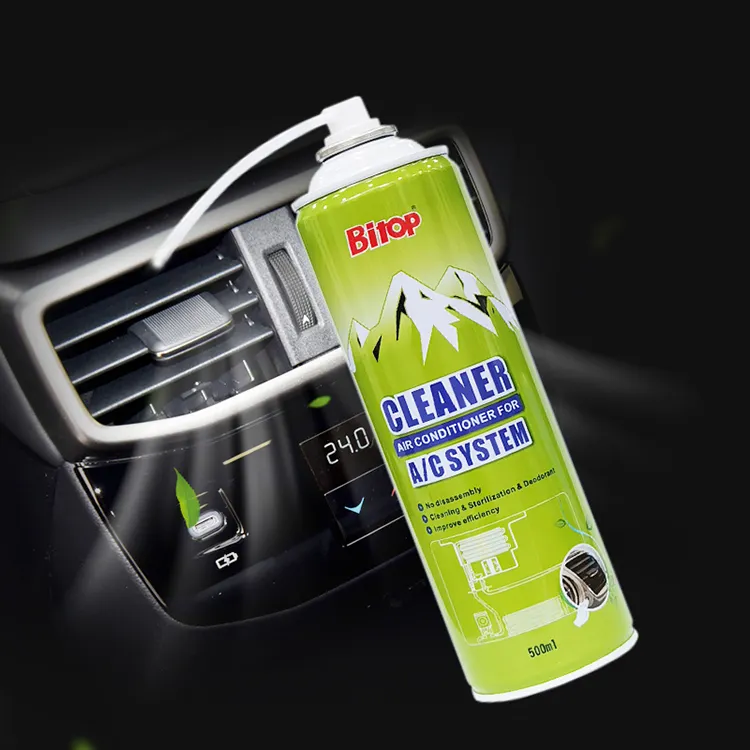 high quality car ac cleaner spray foam cleaner for ac system remove rust 500ml