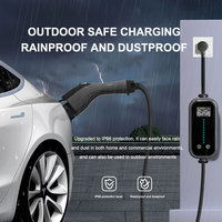 Cargador de 3.5kW 16A con Carga Eficiente, Cable Flexible de 10 Metros, Pantalla LED, CA 110-240V 50-60Hz, para Uso Doméstico