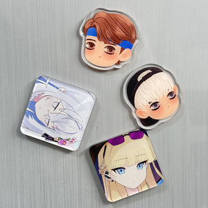 Simpatici <span class=keywords><strong>magneti</strong></span> in acrilico trasparente per frigo <span class=keywords><strong>personalizzati</strong></span> magnetici in acrilico <span class=keywords><strong>con</strong></span> cornice personalizzata calamita acrilica personalizzata - Product Image 3