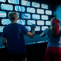 Juego Interactivo Multijugador de Lanzamiento de Sacos de Arena: Desafío de Tiro, Juego de Activación y Golpeo, Entretenimiento Inmersivo para Parques de Diversiones Interiores