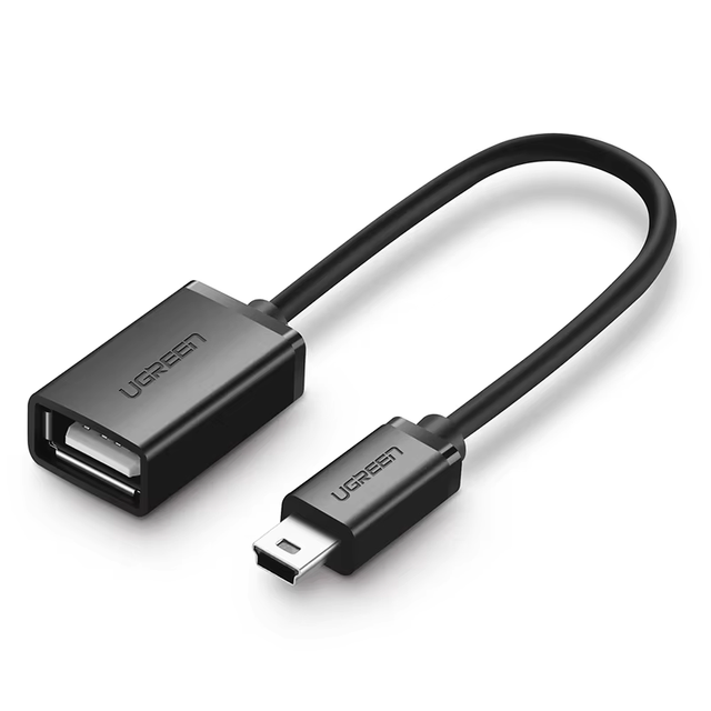 UGREEN Mini USB OTG Cable USB a Female to Mini USB B Male Adapter Cable for Car MP3 MP4