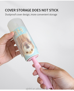 أسطوانة لزجة للوبر 60-90 ، 10 أوراق مقبض فرشاة تنظيف الشعر ، منزل - Product Image 5