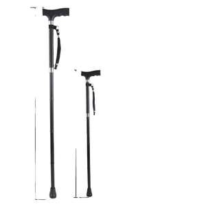 Bastón Plegable de Fábrica, Aleación de Aluminio, Telescópico, Punta de Goma Antideslizante, para Personas Mayores, Bastón para Caminar con 3 Articulaciones - Product Image 2