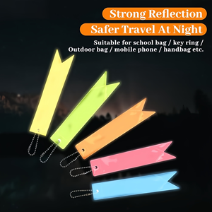 High Gloss PVC Reflective Safety Charms, Night Visibility Reflectors, Essential Gear for Outdoor Activities - Product Image 3