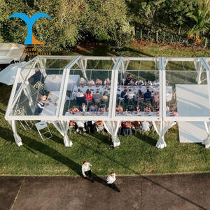 Tentes <span class=keywords><strong>de</strong></span> mariage <span class=keywords><strong>de</strong></span> luxe en PVC avec structure en aluminium transparent, tentes <span class=keywords><strong>de</strong></span> réception fermées 15m x 30m, chapiteaux pour 500 personnes, imperméables quatre saisons - Product Image 4