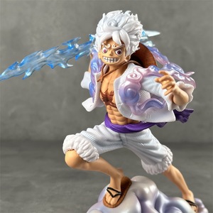 <span class=keywords><strong>Pirate</strong></span> Fighting Form Treadcloud Frozen Sun God Nika Modèle <span class=keywords><strong>en</strong></span> résine fait main avec Lightning Boxed Animation Nouveau - Product Image 5