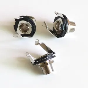 Conector de salida de guitarra eléctrica Donlis ST 6,35 para piezas de Metal TL al por mayor para bajos